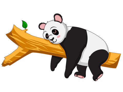 Cute Panda cartoon vector set 1