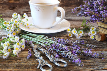 Аromatic lavender tea