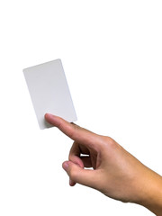 Holding card