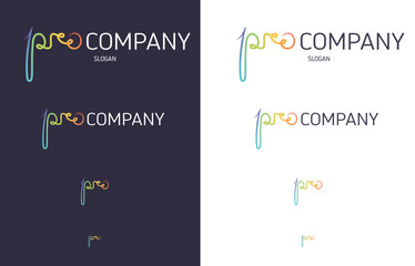 Pro nomder one flat logo