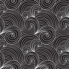 Seamless abstract curl pattern