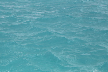 waving water surface of the sea