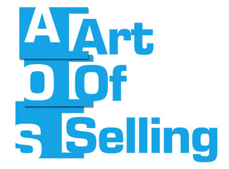 Art Of Selling Blue Abstract Stripes 