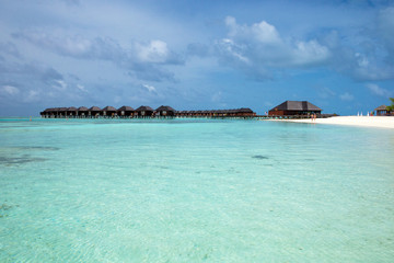 beach with  Maldives