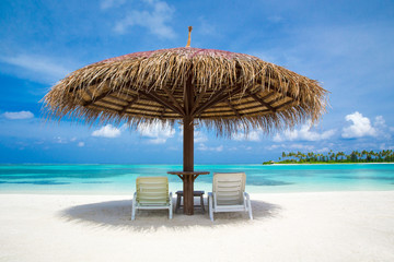 tropical beach in Maldives