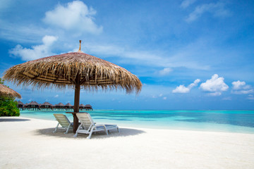 tropical beach in Maldives