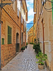 Alley in Valldemossa, Majorca