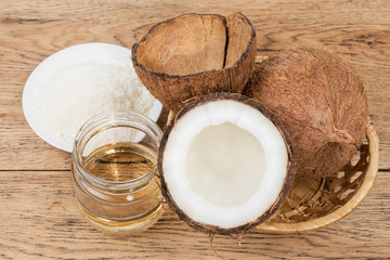 Cocos ingredients on the board