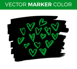 Vector grunge heart, Valentine day, illustration vintage design element