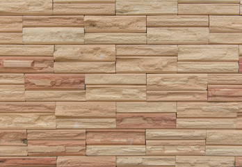 Brown marble brick wall abstract for background