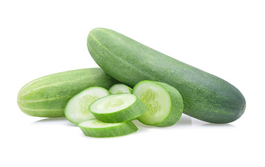 cucumber isolated on white