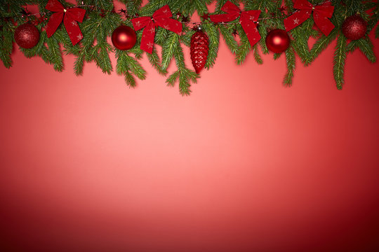 Christmas and New Year background.