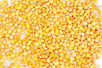 Dried Yellow Peas Background