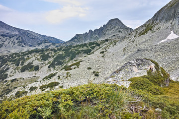 Panoramic view  of Dzhangal Peak, Pirin Mountain, Bulgaria