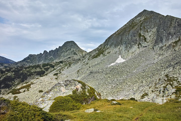 Amazing Panorama of Dzhangal and momin dvor peaks, Pirin Mountain, Bulgaria