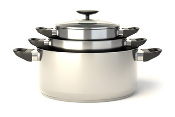 Stainless steel pots
