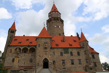Fototapeta na wymiar Bouzov castle, Czech republic