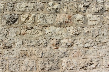 Texture of the stone wall