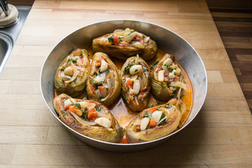 imam bayildi / Turkish traditional eggplant