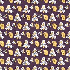 Seamless Floral Pattern for Patchwork