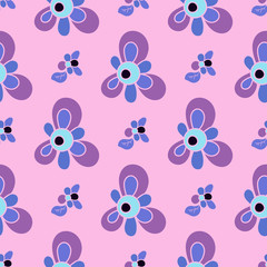 Seamless Floral Pattern for Patchwork