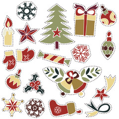 Christmas goods patches badges or fashion pin