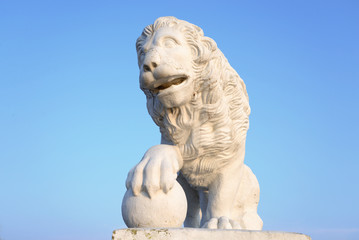 Fototapeta na wymiar Statue of lion.