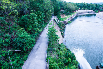 Landscape view of Kio Lom dam