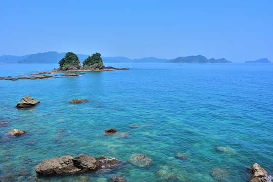 Fototapeta 夏の須崎湾
