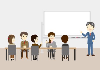 研修・セミナー風景 シニア講師