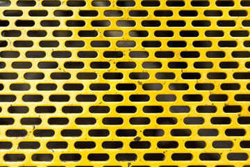 Abstract background of yellow metal