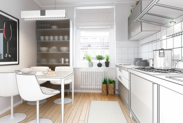 Moderne Einbauküche (Planung)