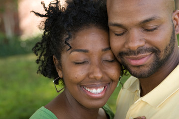 Happy African American Couple