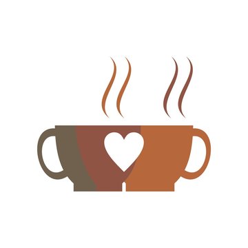 Tea&Coffee logo symbol vector