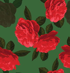 rose seamless pattern