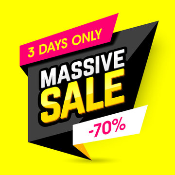 Massive Sale Banner Template