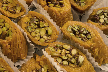 This is a photograph of Arabic sweets