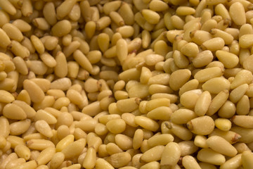This is a photograph of Pine nuts