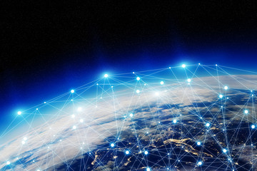 Global network and data exchange over the world