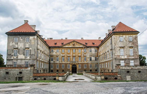 Old castle in Holic, Slovakia, cultural heritage