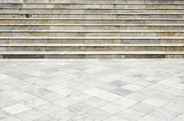 Marble stairs