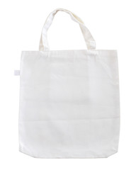 White fabric bag