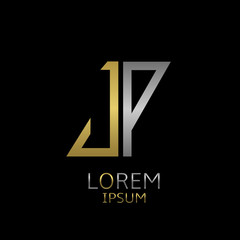 JP letters logo