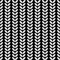 Ethnic boho seamless pattern with leaves. Print. Repeating background. Cloth design, wallpaper.