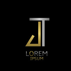 JT letters logo