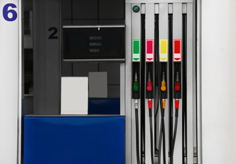 Modern petrol station, closeup © Africa Studio