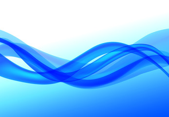 Obraz premium Wave Abstract Backgrounds blue