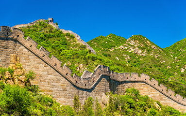 View of the Great Wall at Badaling - China