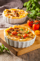 Tomato quiche