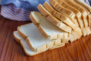 fresh sliced bread